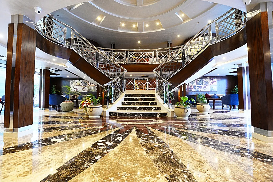 Lobby of the Blue Shadow II Nile Cruise Nile cruise